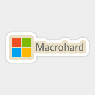 Macrohard Sticker